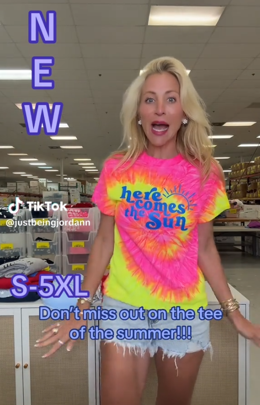 Here Comes The Sun Tie-Dye Tee