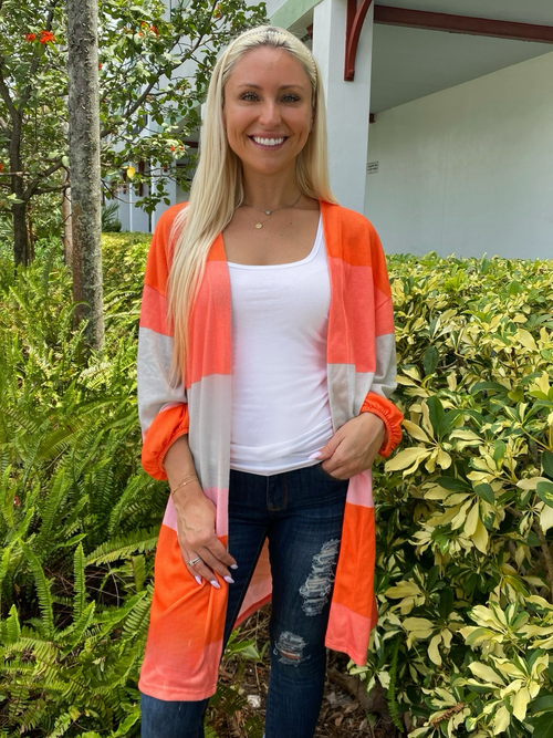 Fall Dreams Colorblock Cardigan