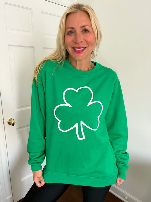 Green Shamrock Sweatshirt
