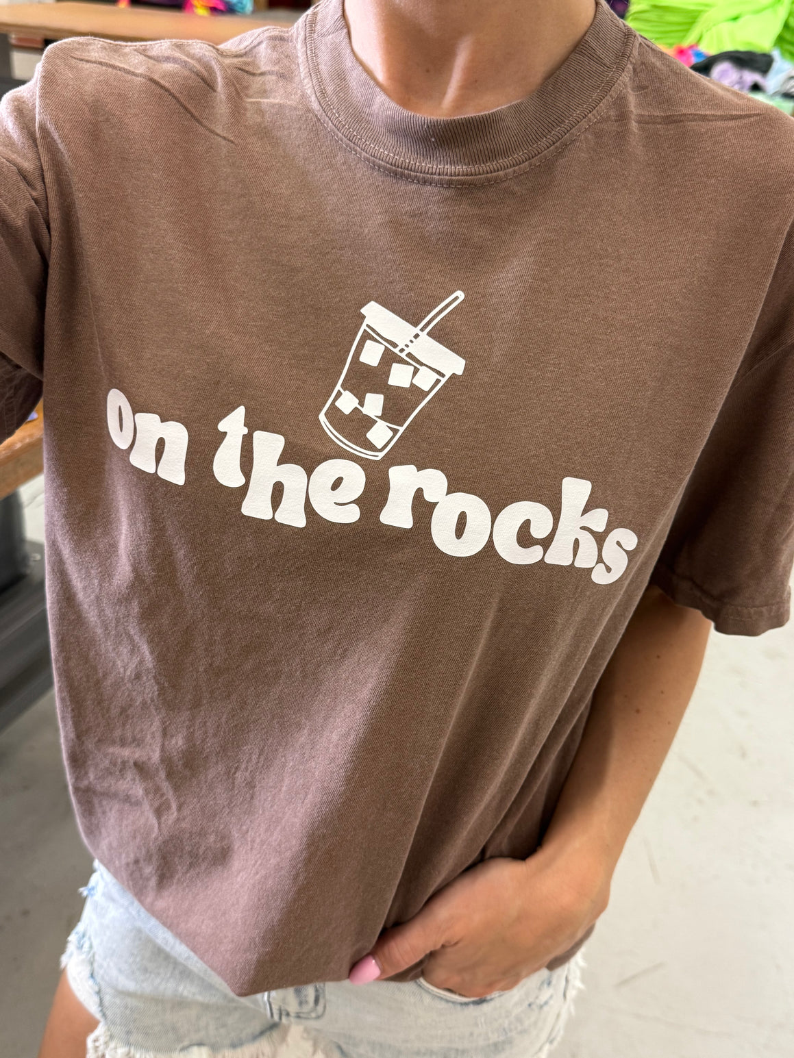On The Rocks Espresso Tee