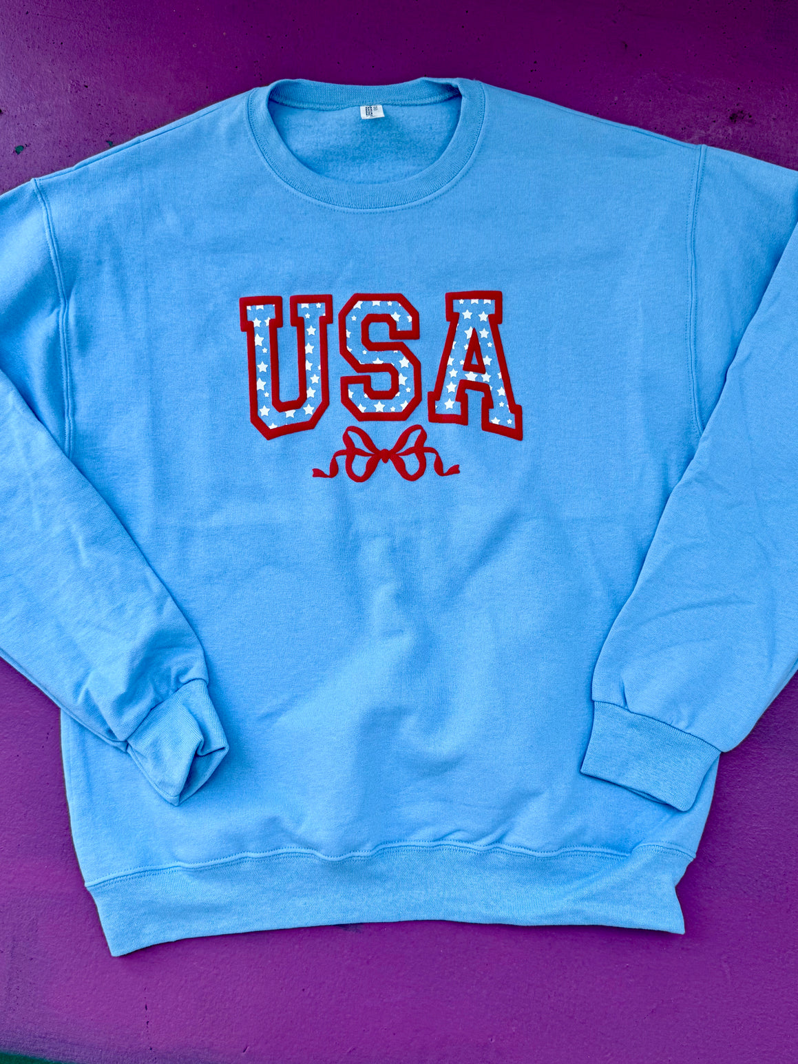 USA Stars Blue Sweatshirt