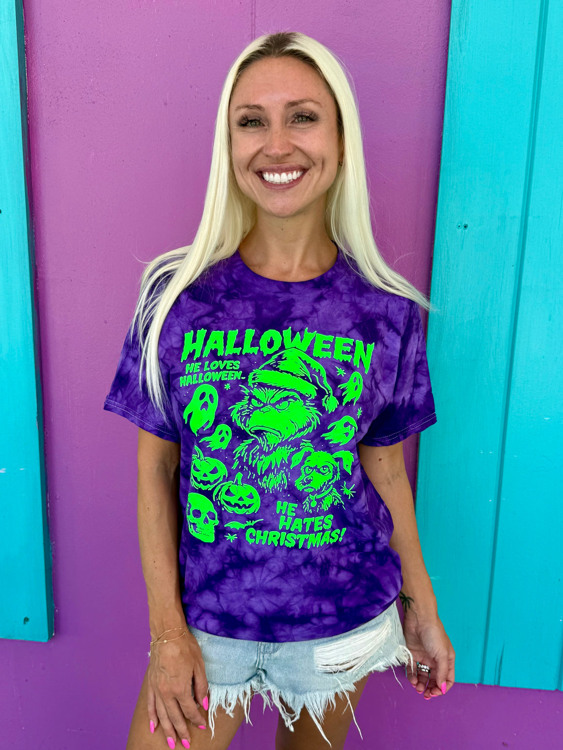 Halloween Grinch Tee - Multiple Color Options