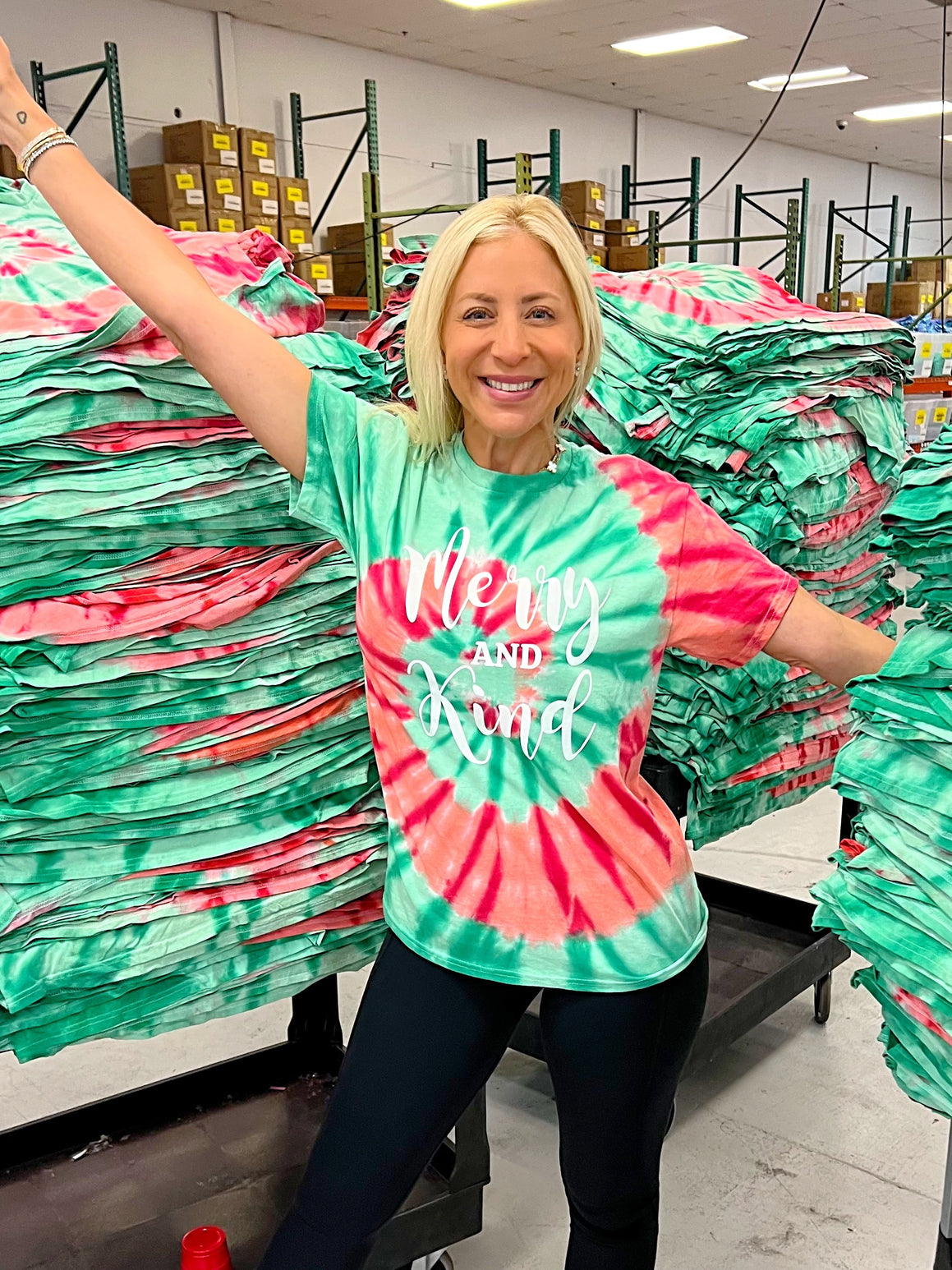 Merry & Kind Tie-Dye Tee