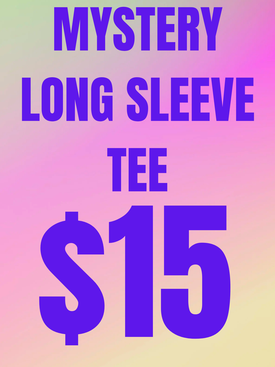 Mystery Graphic Long Sleeve Tee