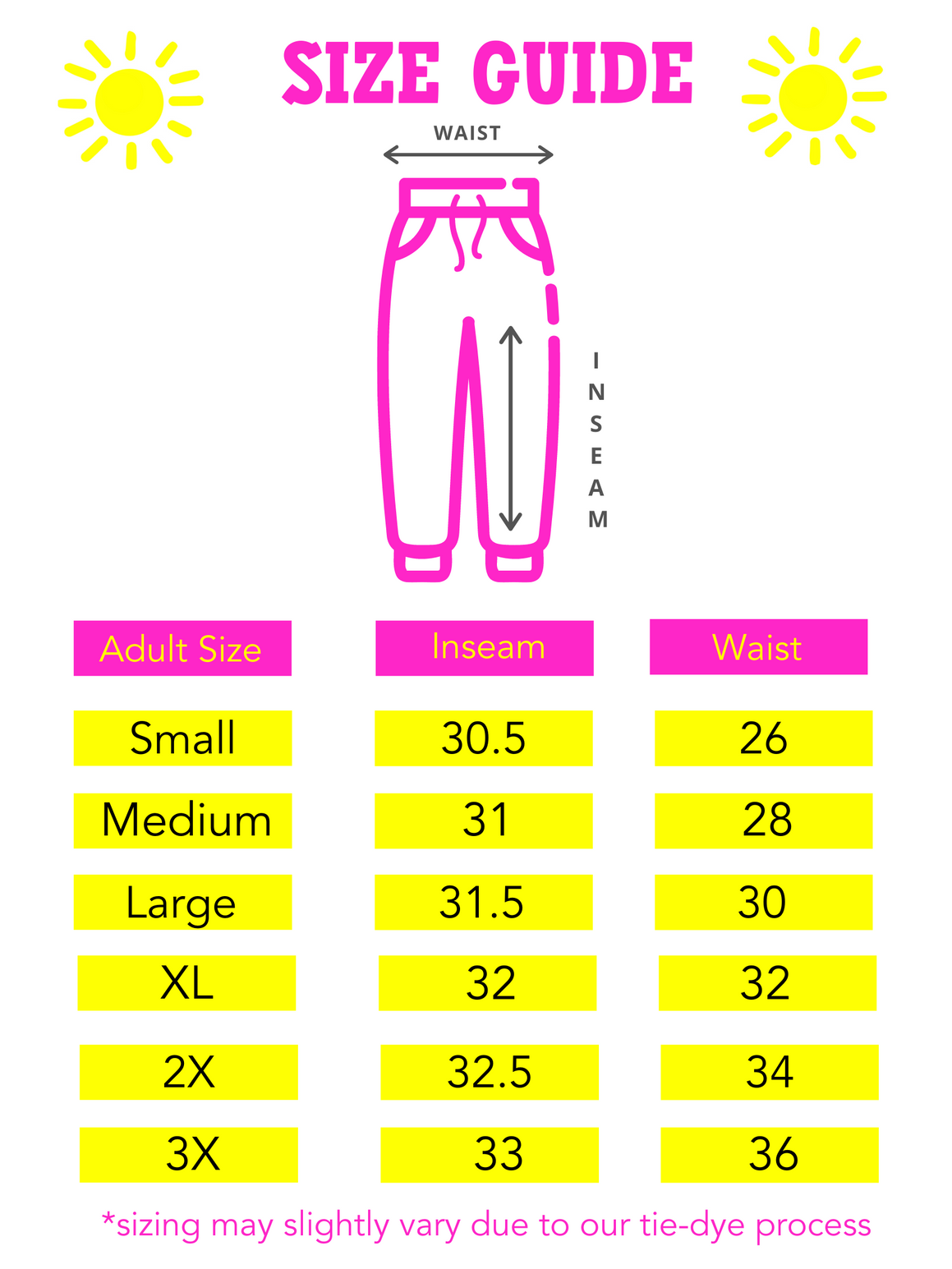 Neon Rainbow Tie-Dye Joggers