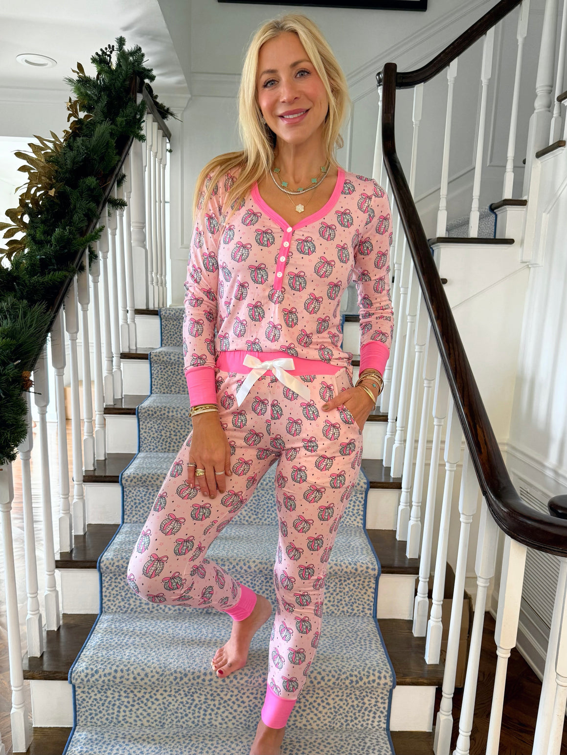 Disco Ball Jogger Pajama Set