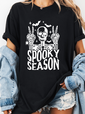 Spooky Season Black Tee