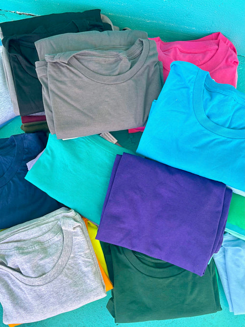 SOLID TEE BUNDLE - 5 FOR $25 - Project Save The Tees