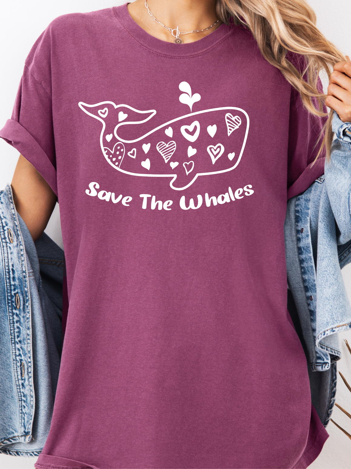 Save The Whales Comfort Colors Tee - Project Save The Tees