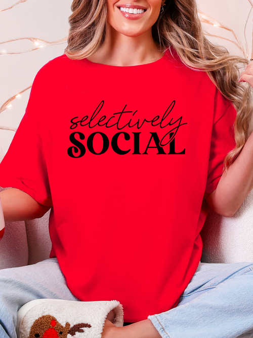 Selectively Social Tee