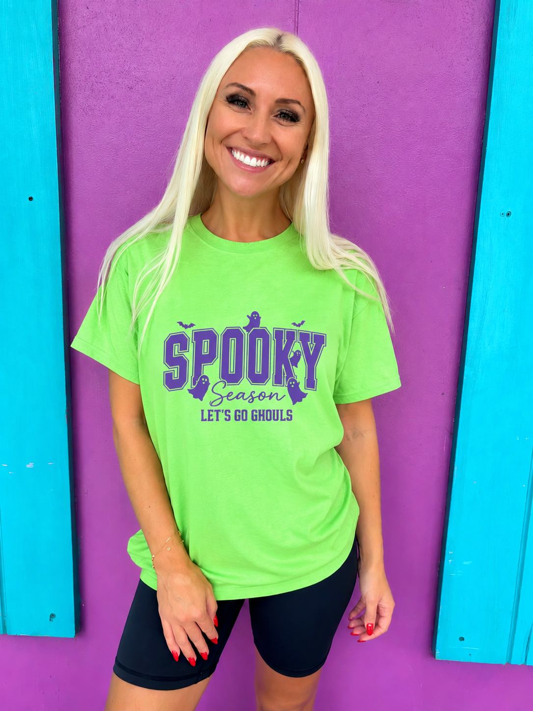 Spooky Season Let's Go Ghouls Tee
