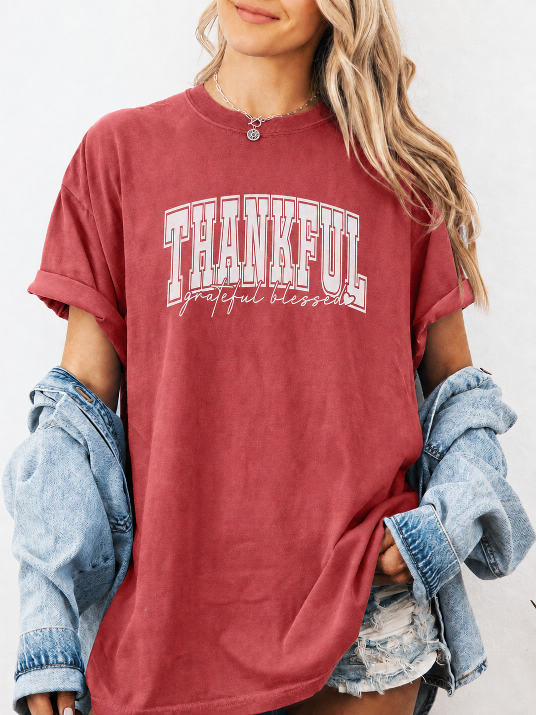 Thankful Grateful Blessed Tee