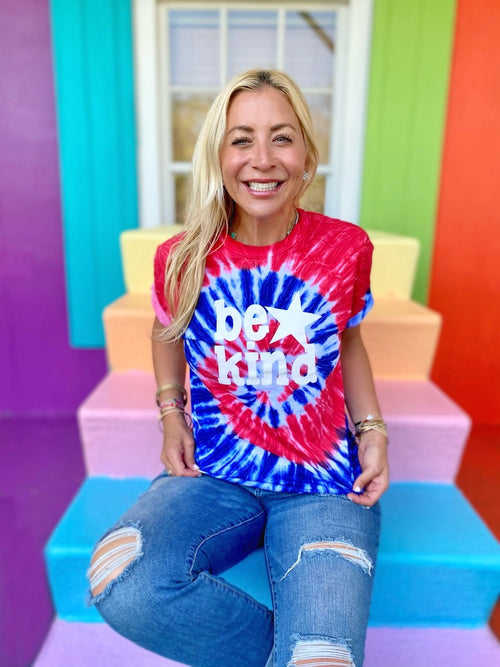 Red, White & Kind Star Tee {Blooper Style!}