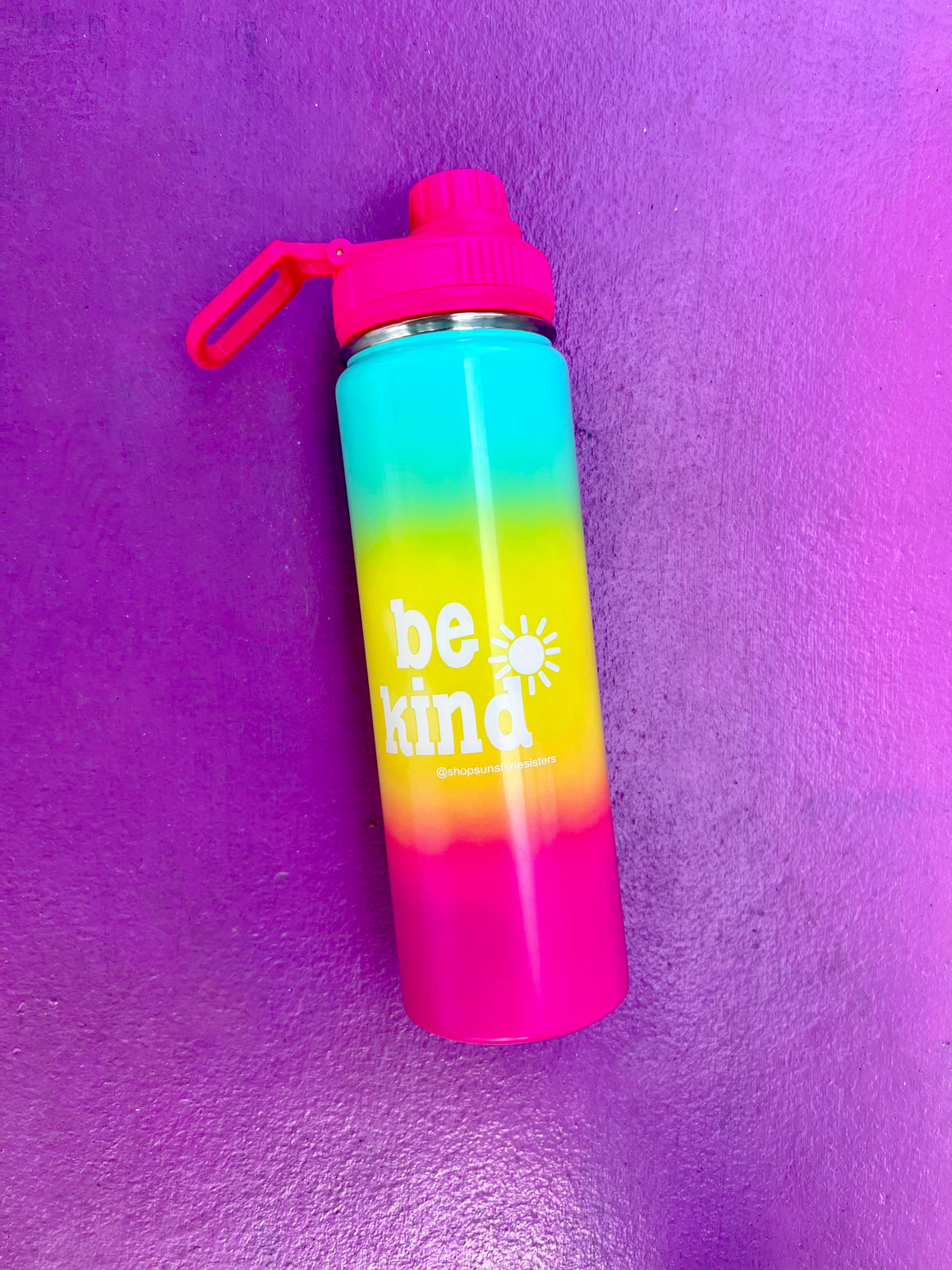 Kids stainless steel water bottle: Rainbows A Little Lovely Company, Lucky  Honey Bee
