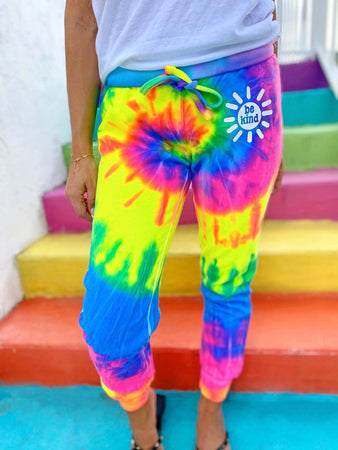 Jogging fashion tie and dye