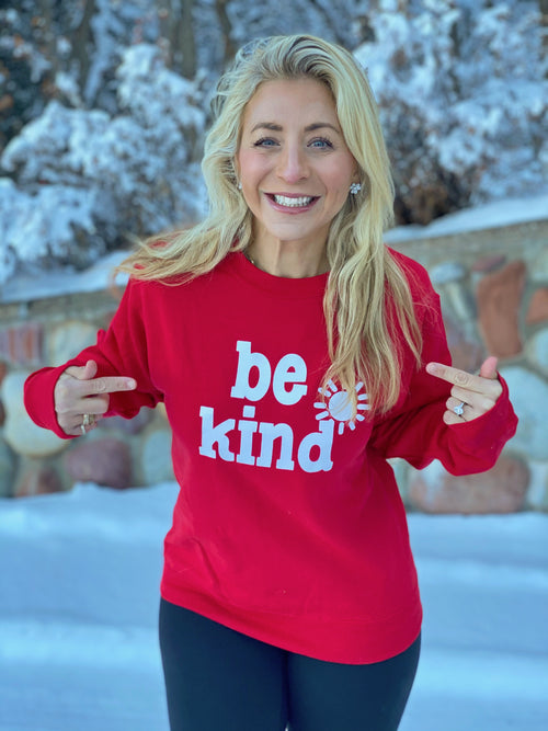 Be Kind Black Lounge Top - Sunshine Sisters